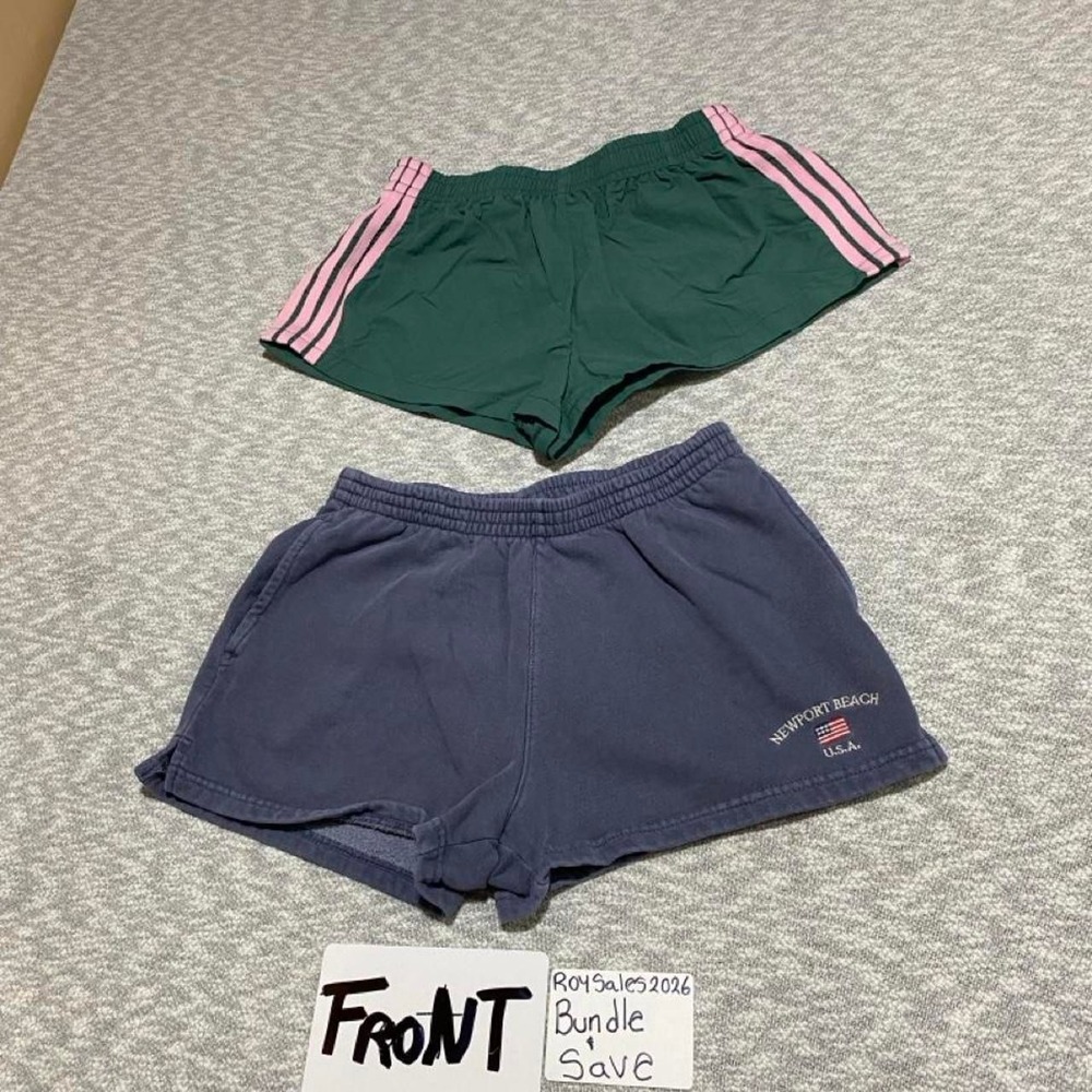 Bundle of 2 pieces John Galt navy & SHEIN green shorts women S. SKU-C78